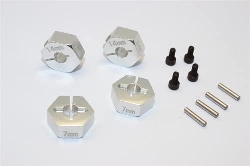 GPM 1SET AXIAL SCX10 EXO14x7MM Aluminum Alloy Locking Hexagon