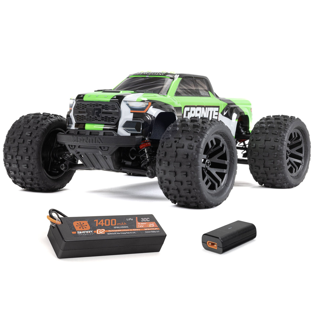 Arrma 1/18 GRANITE GROM MEGA 380 Brushed 4X4 Monster Truck RTR with Ba ...