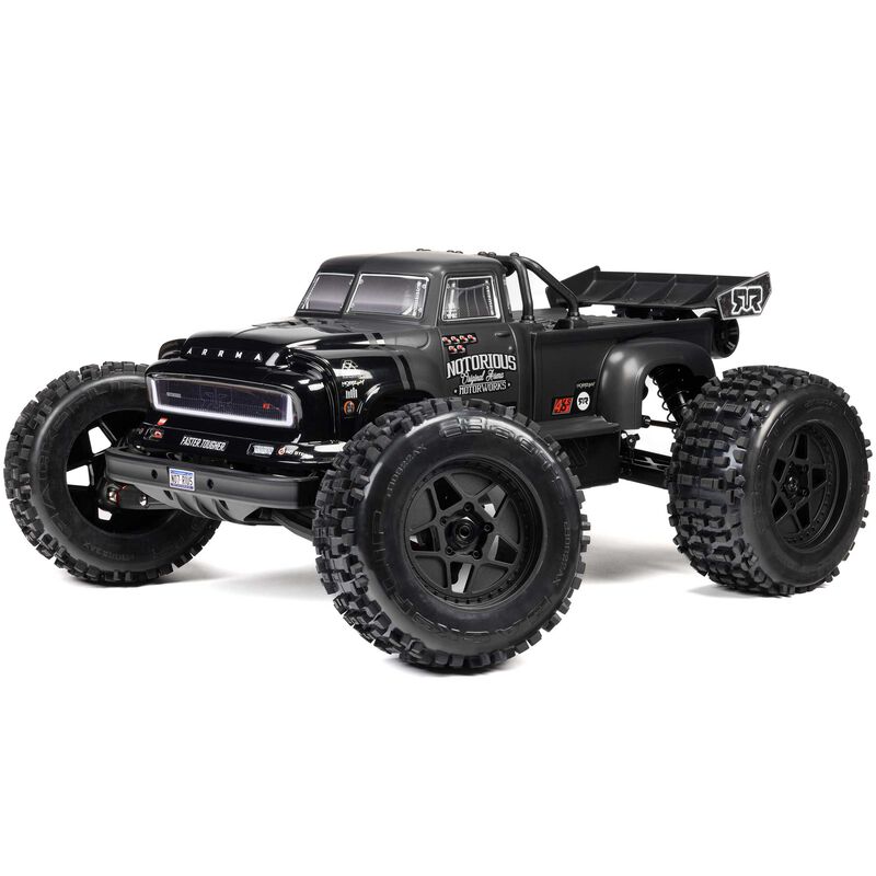 Arrma 1/8 NOTORIOUS 6S V6 4WD BLX Brushless Stunt Truck RTR