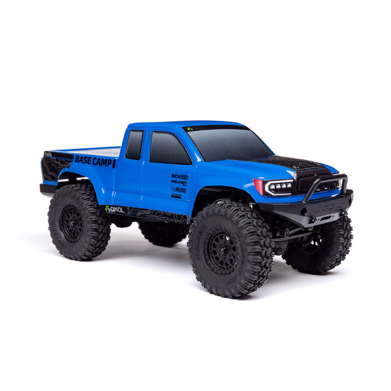 Axial 1/24 SCX24 Base Camp 4WD Rock Crawler Brushed RTR with Battery & Charger