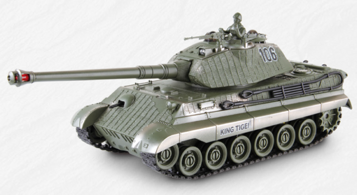 Zegan 1:28 R/C Battle Tank KING Tiger VS Bunker