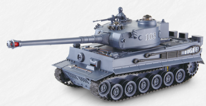 Zegan 1:28 R/C Battle Tank Tiger 1 vs Bunker