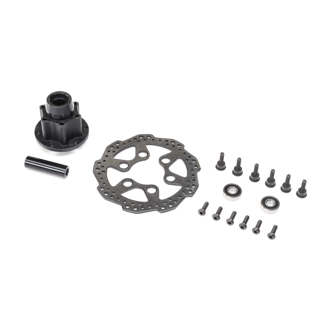 Losi Complete Front Hub Assembly: Promoto-MX