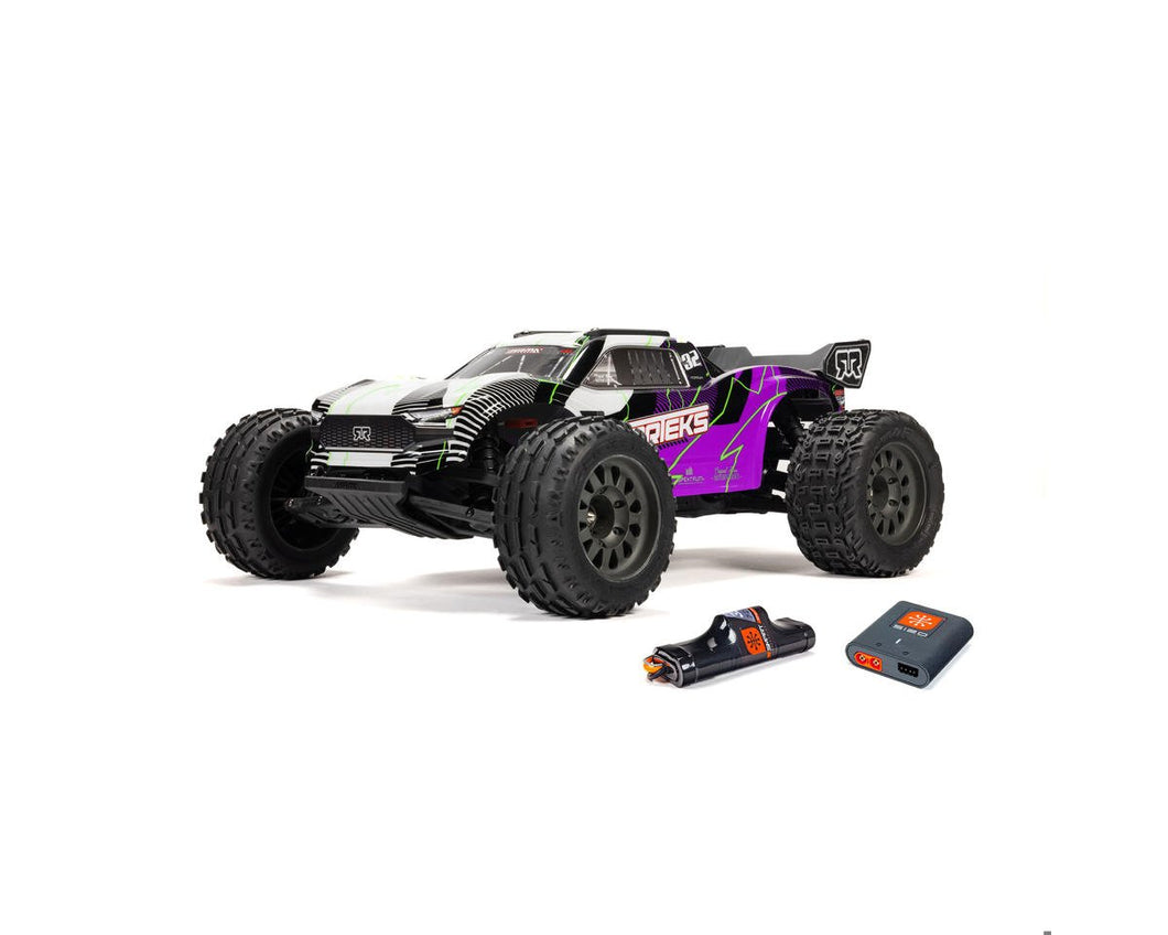 Arrma Vorteks 2WD MEGA 550 RTR Brushed 1/10 Off-Road Stadium Truck w/SLT2 2.4GHz Radio, Battery & Charger