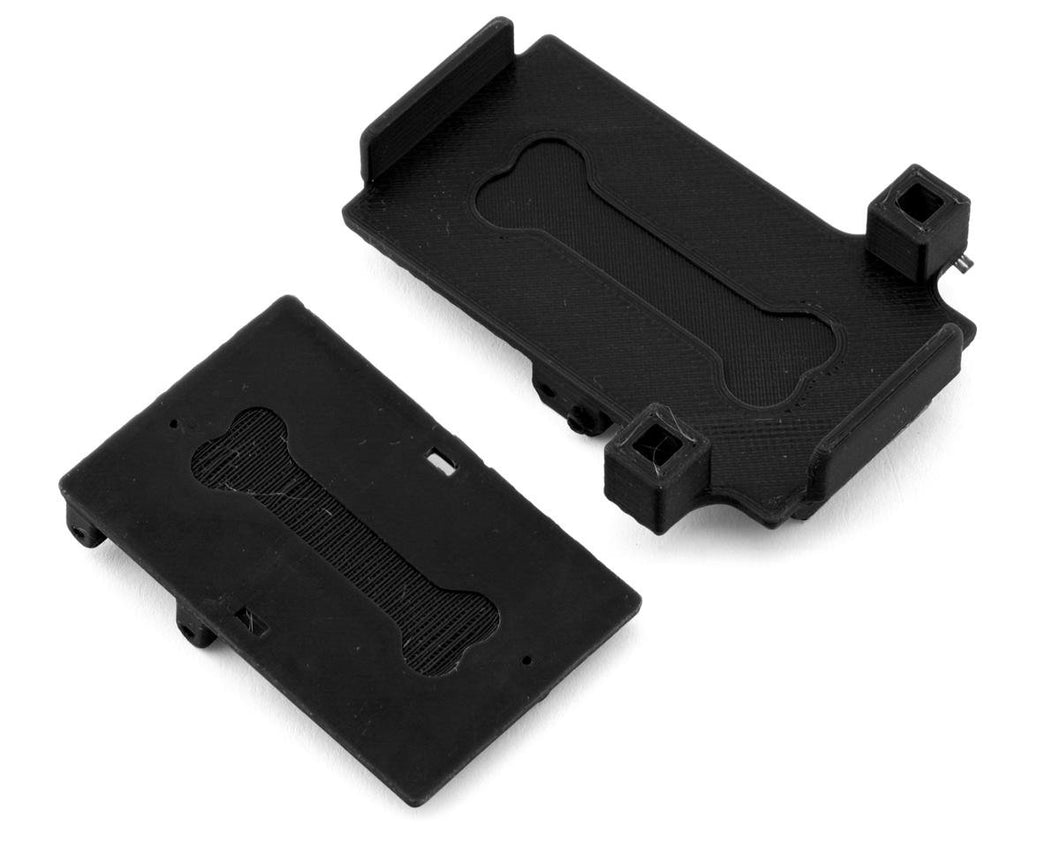 BowHouse RC Losi Mini LMT Low CG Battery & Electronics Tray Set (Black)