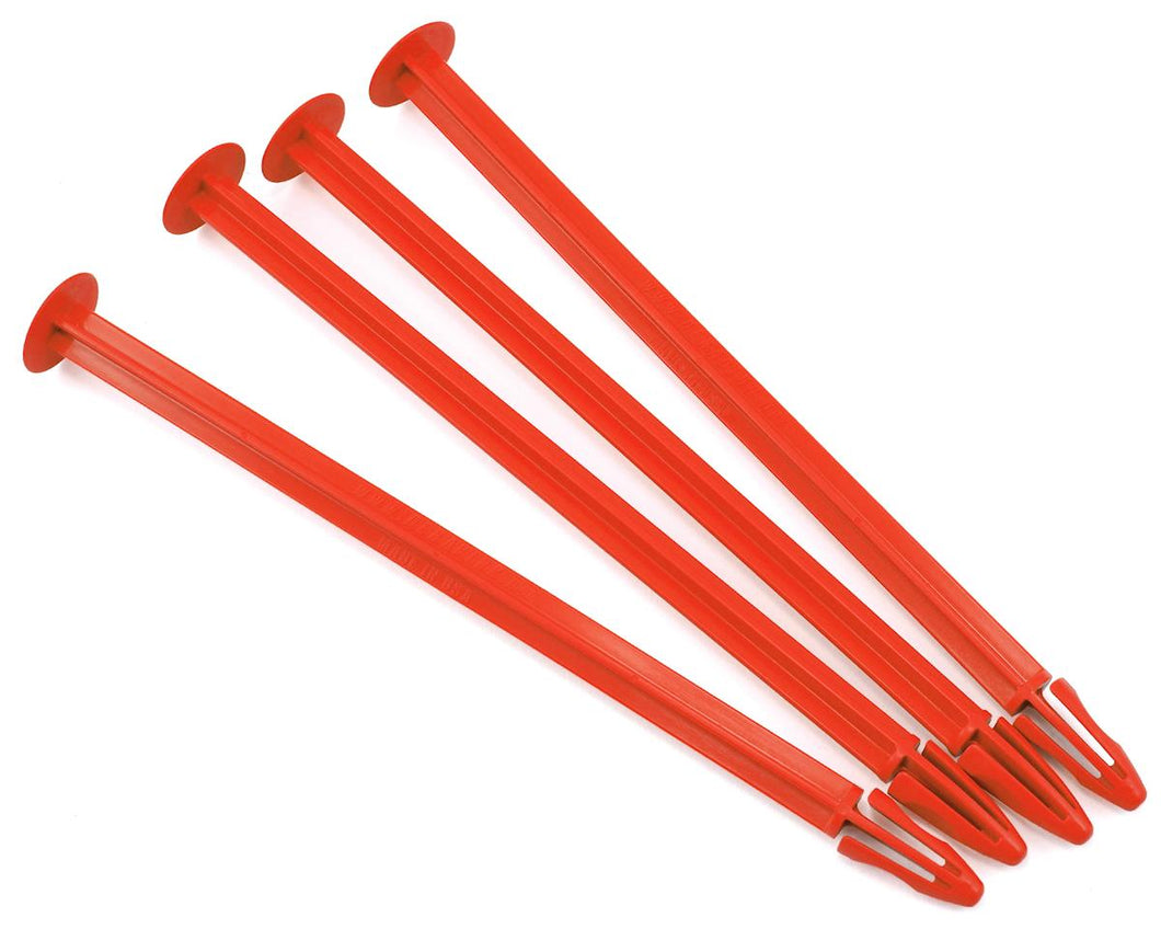 DE Racing Truggy Tire Spikes (Red) (4)