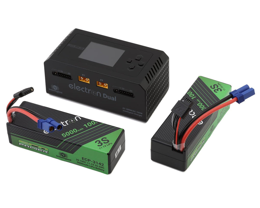 EcoPower Intelligent 2x3S 5000mAh EC5 LiPo Batteries/