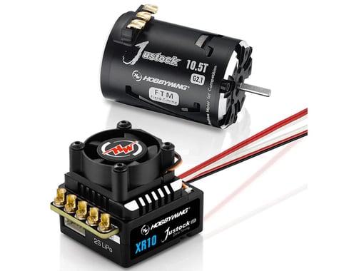 Hobbywing XR10 Justock G3S Sensored Brushless ESC/SD G2.1 Motor Combo (13.5T)