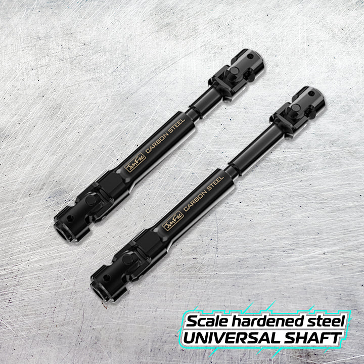 JunFac Scale Hardened Steel Universal Shafts for Traxxas TRX-4 312mm W/B