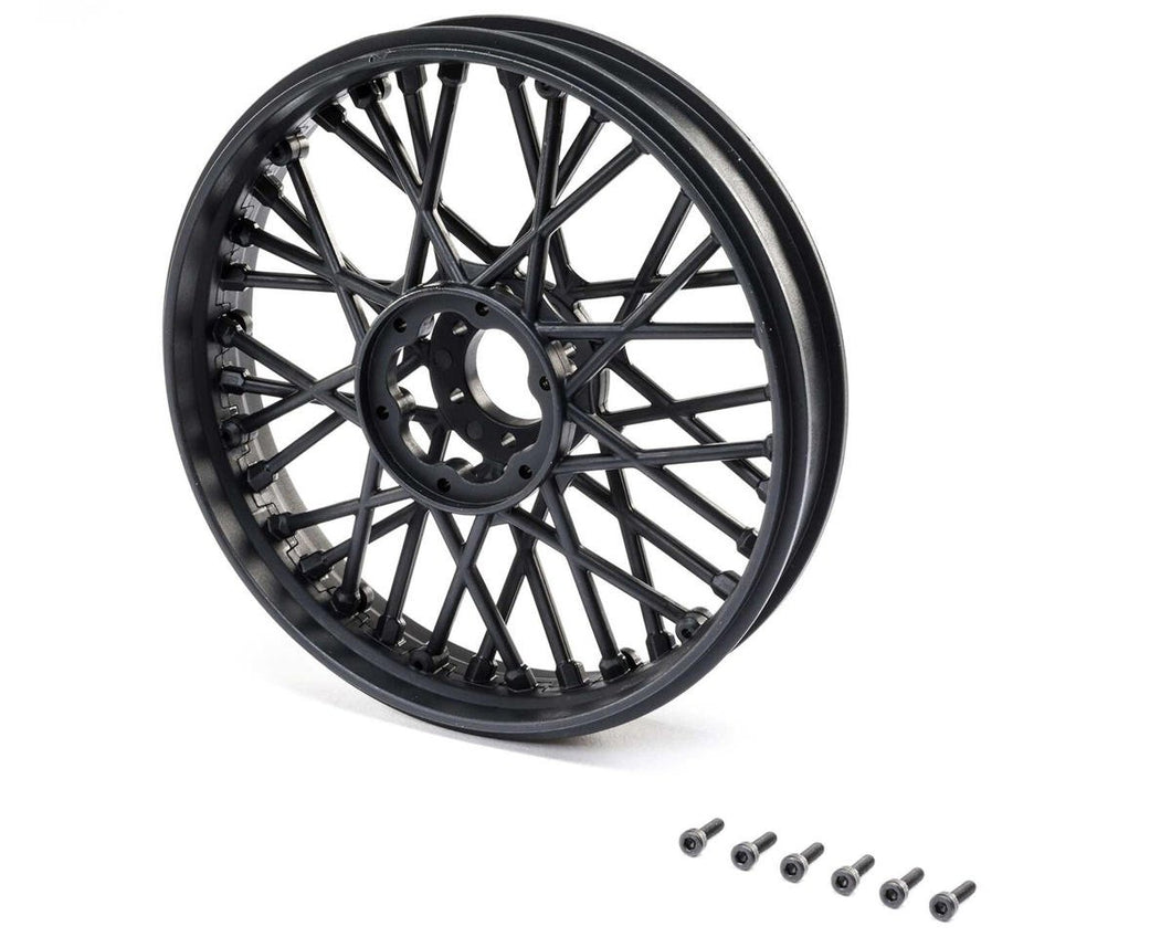 Losi Promoto-MX Front Wheel Set (Black)