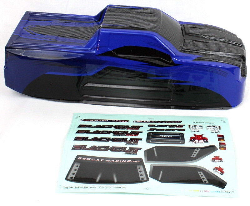 Redcat 1/10 Truck Body w/ Stickers (Blue)(1pc)