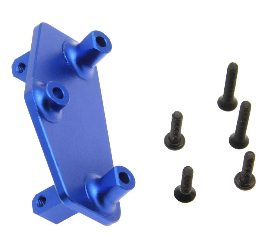 Powerhobby Aluminum Upper 4-Link Mount, Blue, for Losi Mini LMT