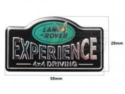 DC/DJC-0659 - Traxxas TRX-4 Land Rover Experience 4x4 TRX4 Defender 3D Metal Badge Decal Sticker Plate 1Pair