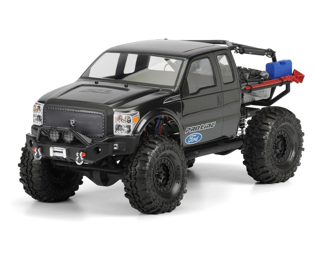 Pro-Line Clear Body, Ford F-250 Super Duty Cab: 1/10 SCX10 Trail Honcho