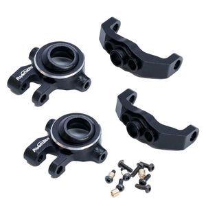 Powerhobby Aluminum C Hub and Steering Knuckles-Black for Traxxas TRX-4M