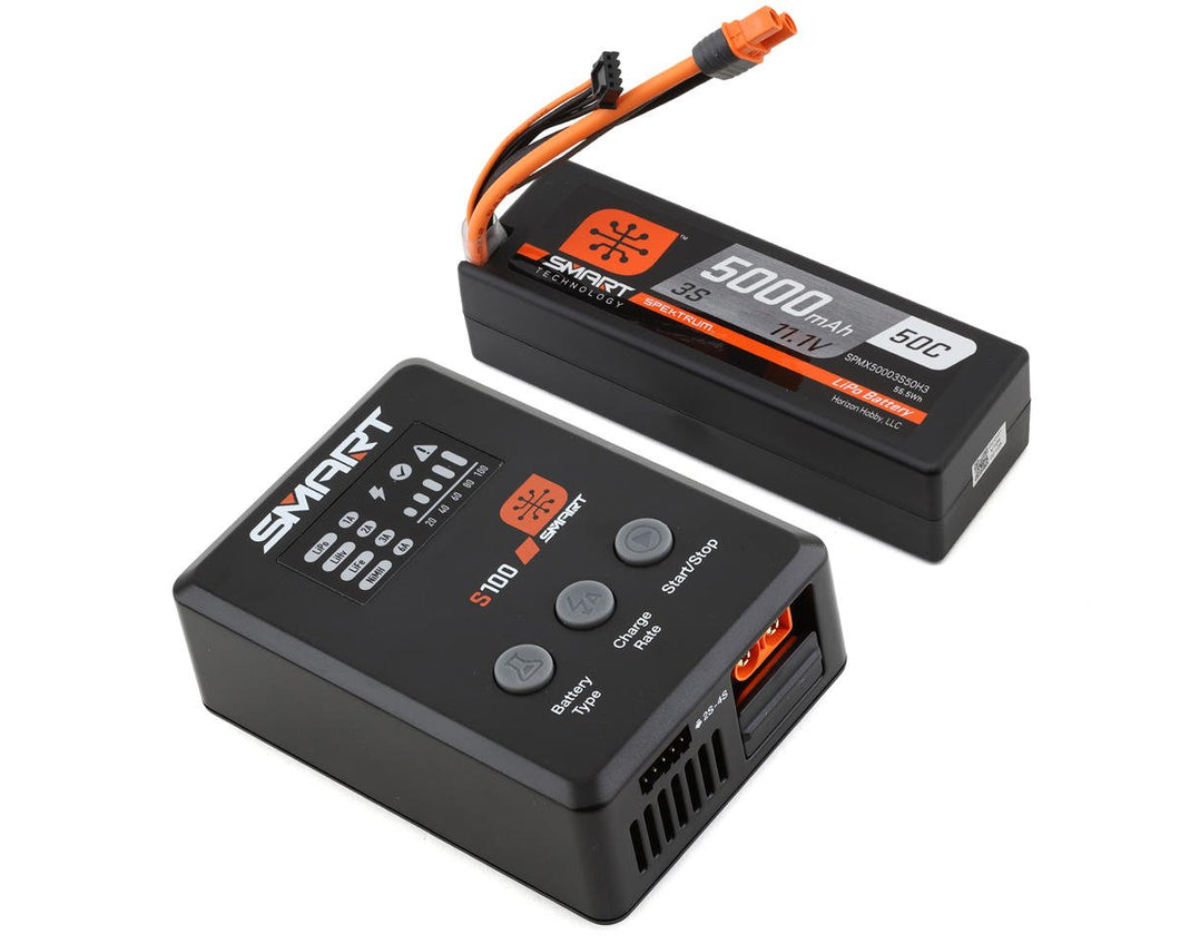 Spektrum RC Smart PowerStage Surface Bundle w/3S Smart 50C LiPo Battery (5000mAh) (IC3)