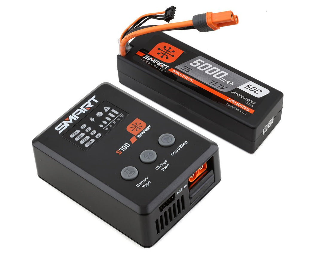 Spektrum RC Smart PowerStage Surface Bundle w/3S Smart 50C LiPo Battery (5000mAh) (IC5)