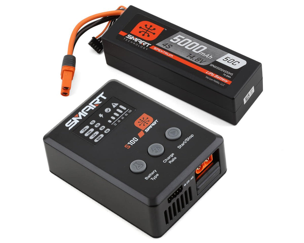 Spektrum RC Smart PowerStage Surface Bundle w/4S Smart 50C LiPo Battery (5000mAh) (IC5)