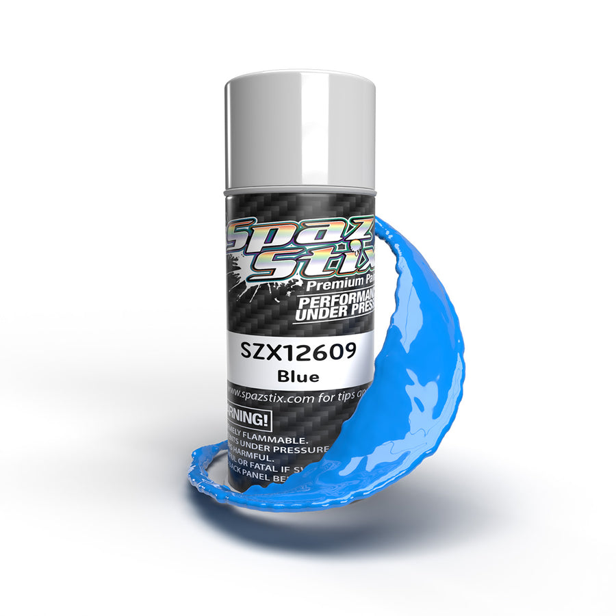 Spaz Stix Solid Blue Aerosol Paint, 3.5oz Can