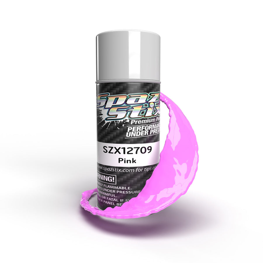 Spaz Stix Solid Pink Aerosol Paint, 3.5oz Can