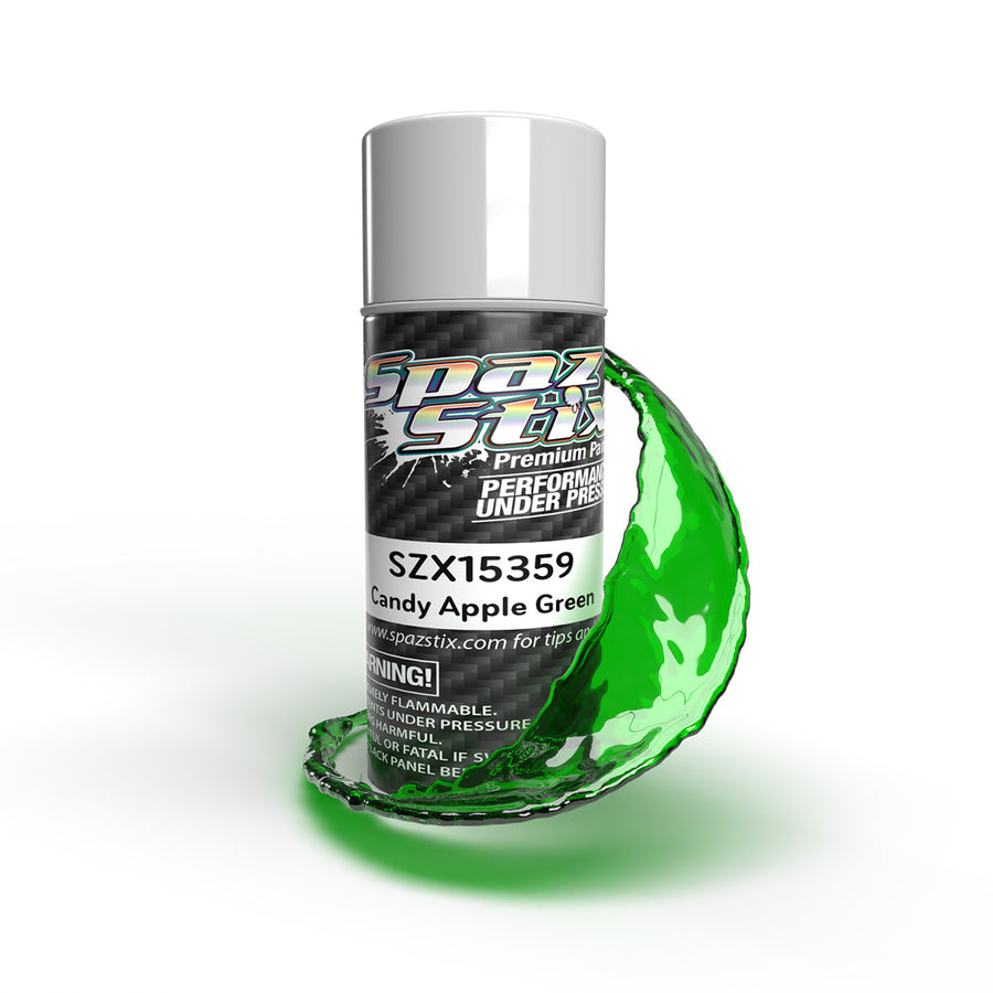 Spaz Stix Candy Apple Green Aerosol Paint, 3.5oz Can