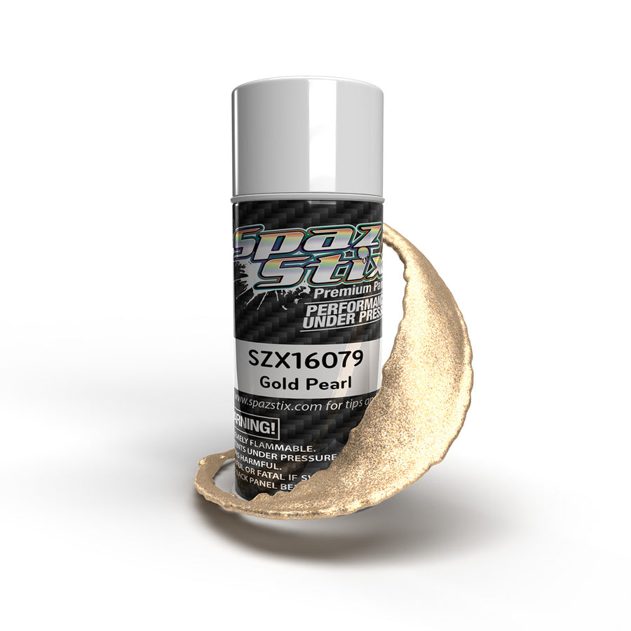 Spaz Stix Gold Pearl Aerosol Paint, 3.5oz Can