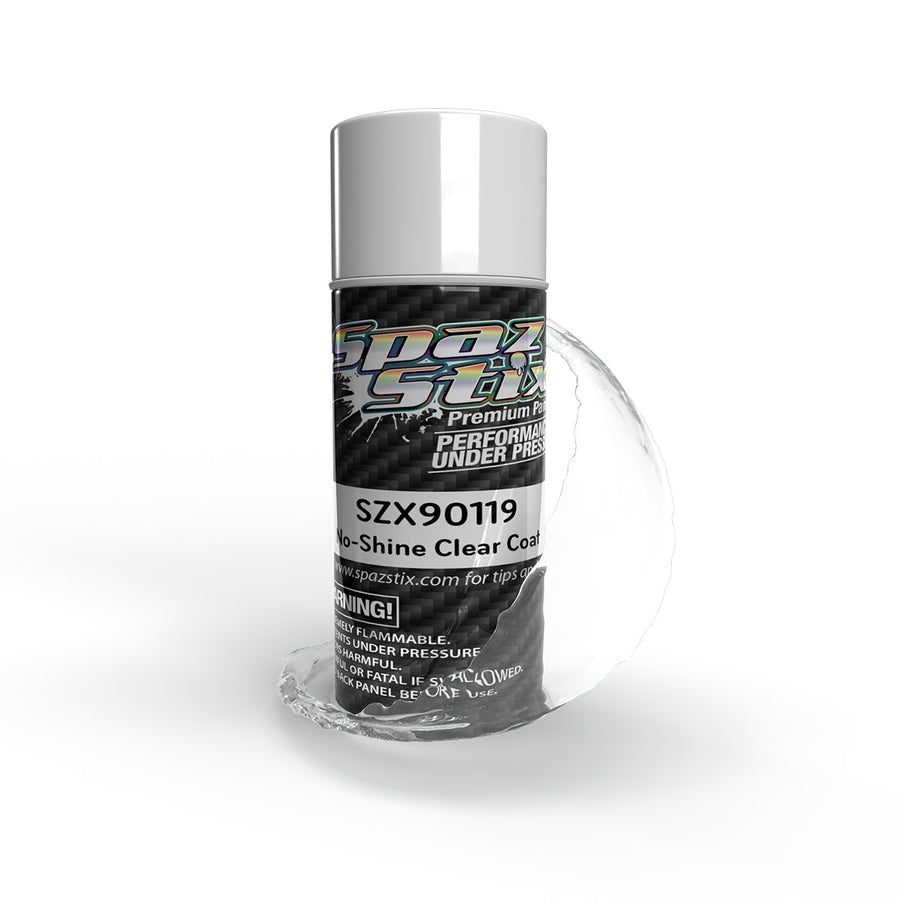 Spaz Stix No-Shine Exterior Matte Finish Clear Coat, 3.5oz Aerosol Can