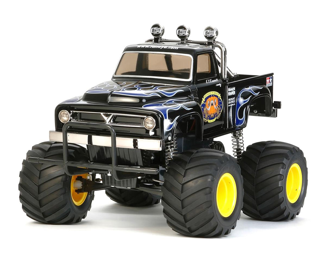 Tamiya Midnight Pumpkin 1/12 2WD Electric Monster Truck Kit (Black Edition)