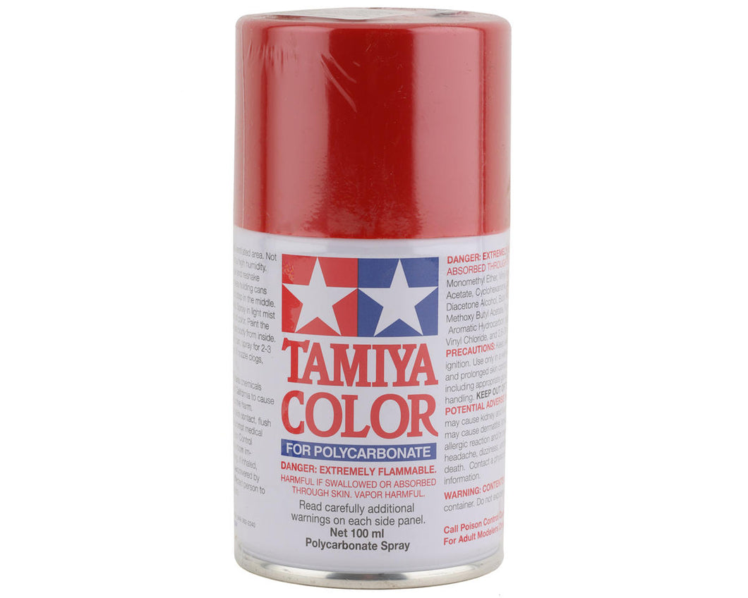 Tamiya PS-60 Bright Mica Red Lexan Spray Paint (100ml)