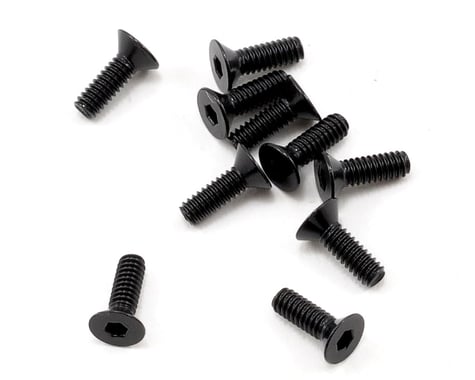 Team Losi Racing 2x6mm Flat Head Screws (10)