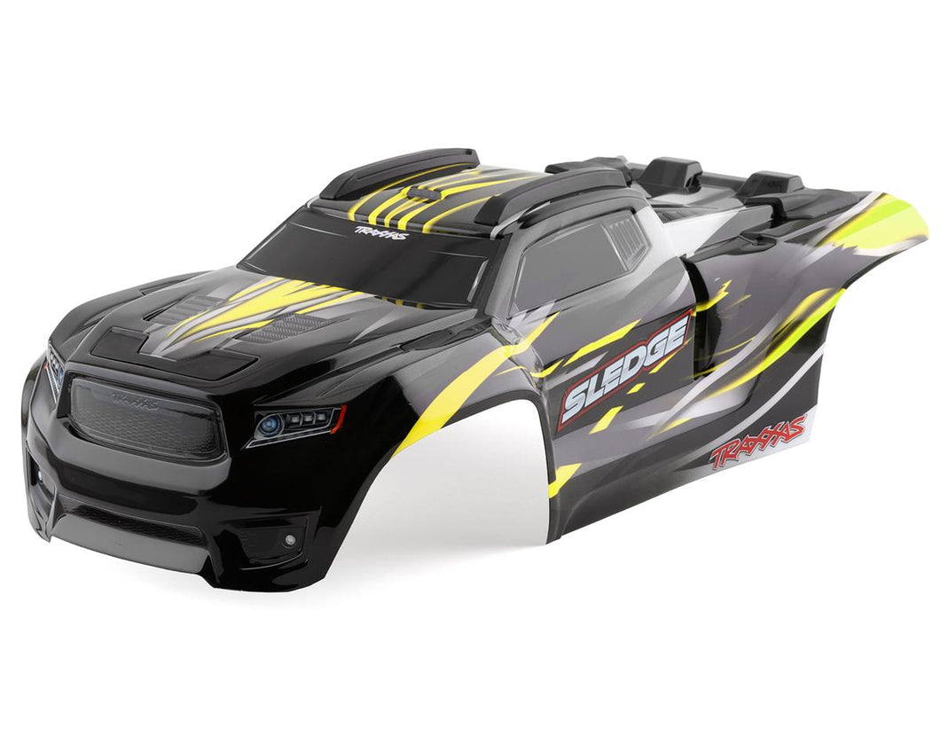 Traxxas Sledge Body With Decals (Clear)