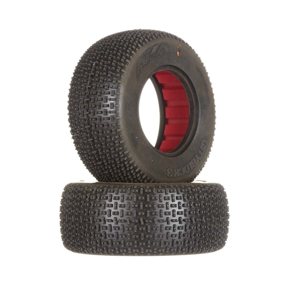 AKA 1/10 Cityblock 3 SC Wide Super Soft Front/Rear Tire with Red Inserts (2)