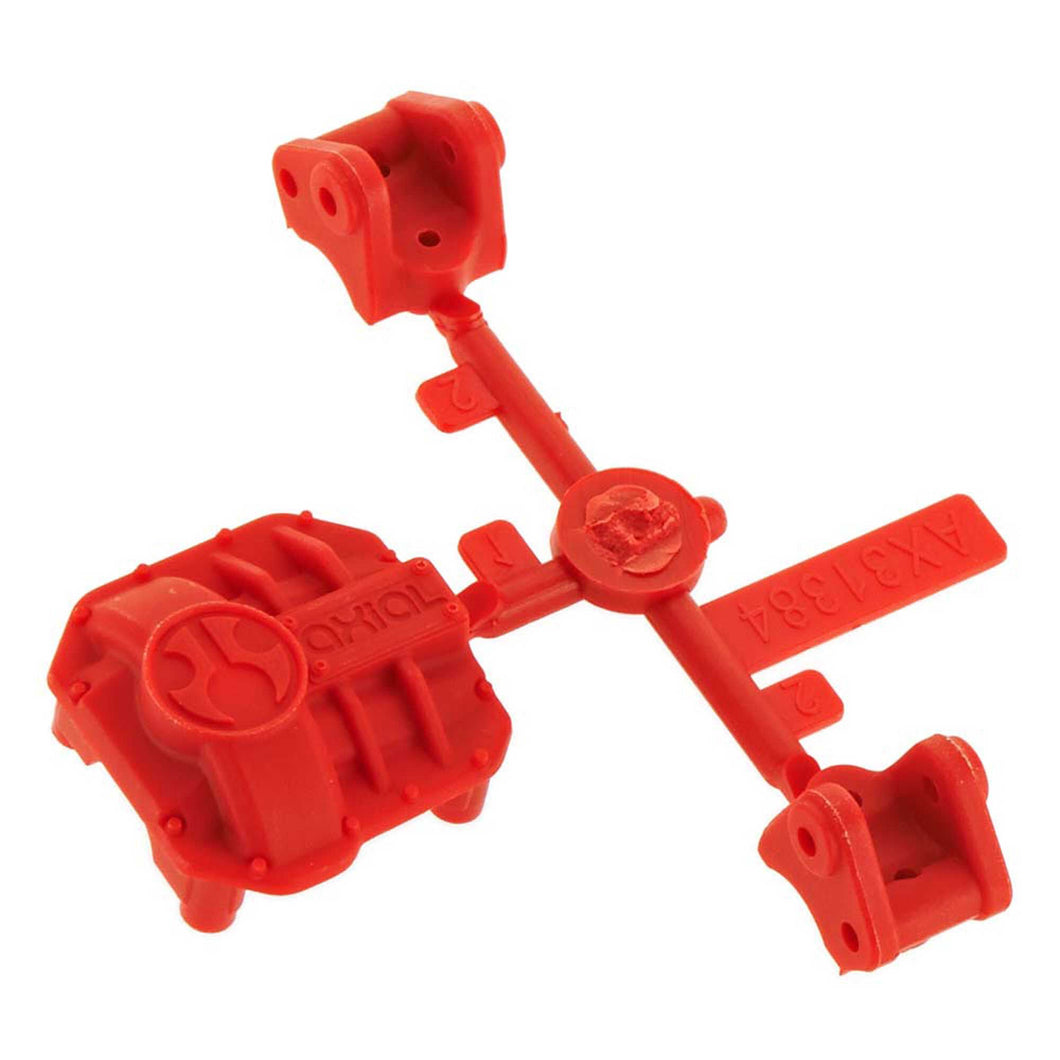 Axial AR44 Differential Cover Link Mounts Red