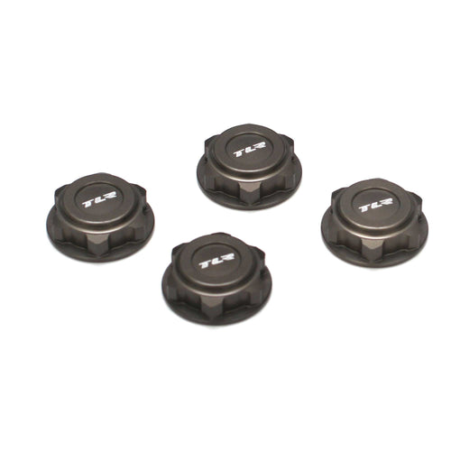 Covered 17mm Wheel Nuts, Aluminum: 8B/8T 2.0