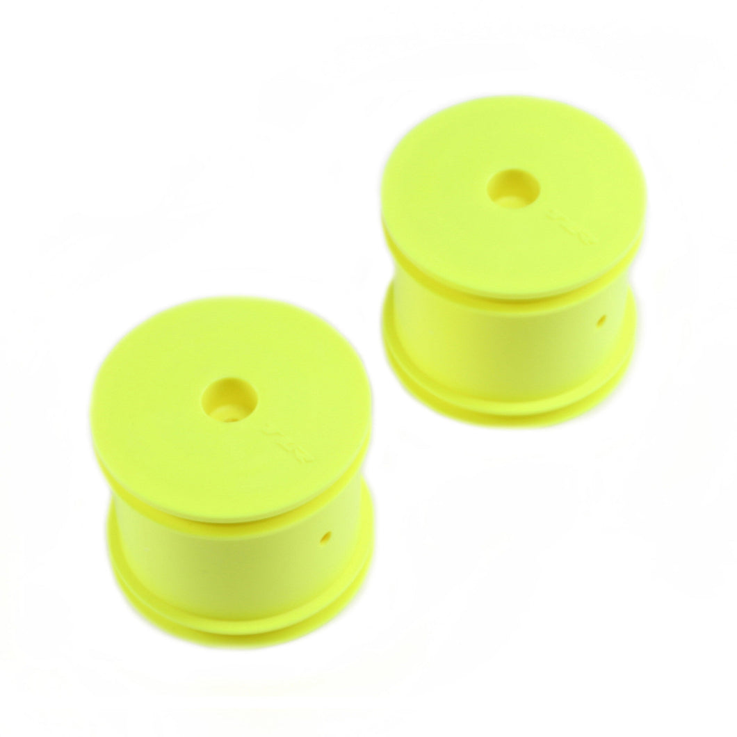 1/10 Front/Rear Truggy 2.2 Wheels, 12mm Hex, Yellow (2): 22T
