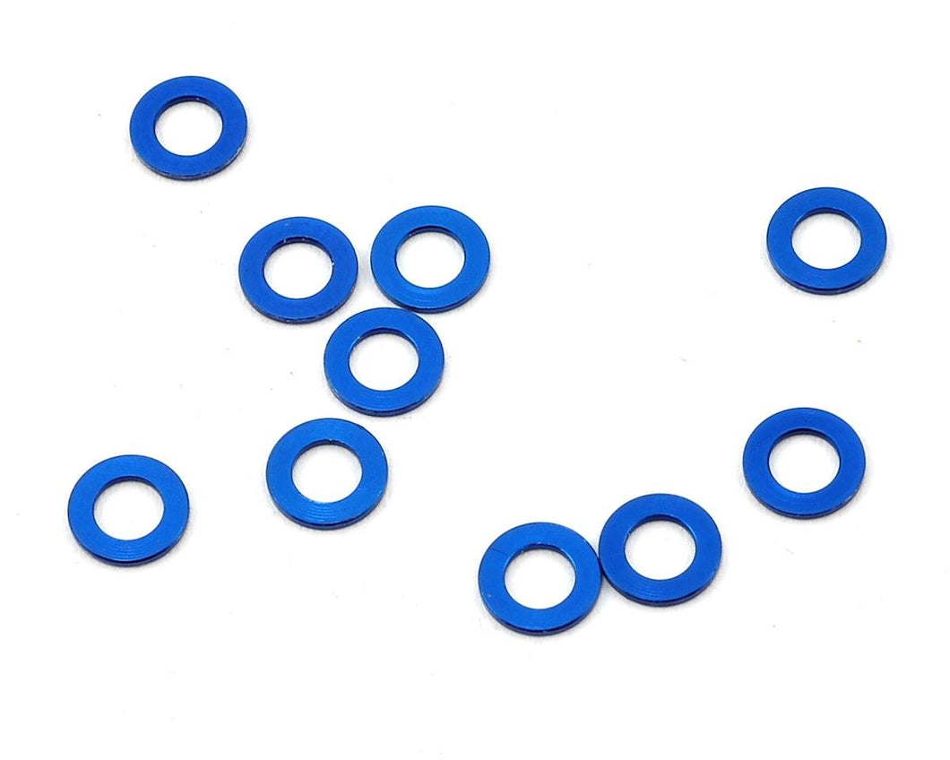 Team Associated 5.5x0.5mm Aluminum Ball Stud Washer (Blue) (10)