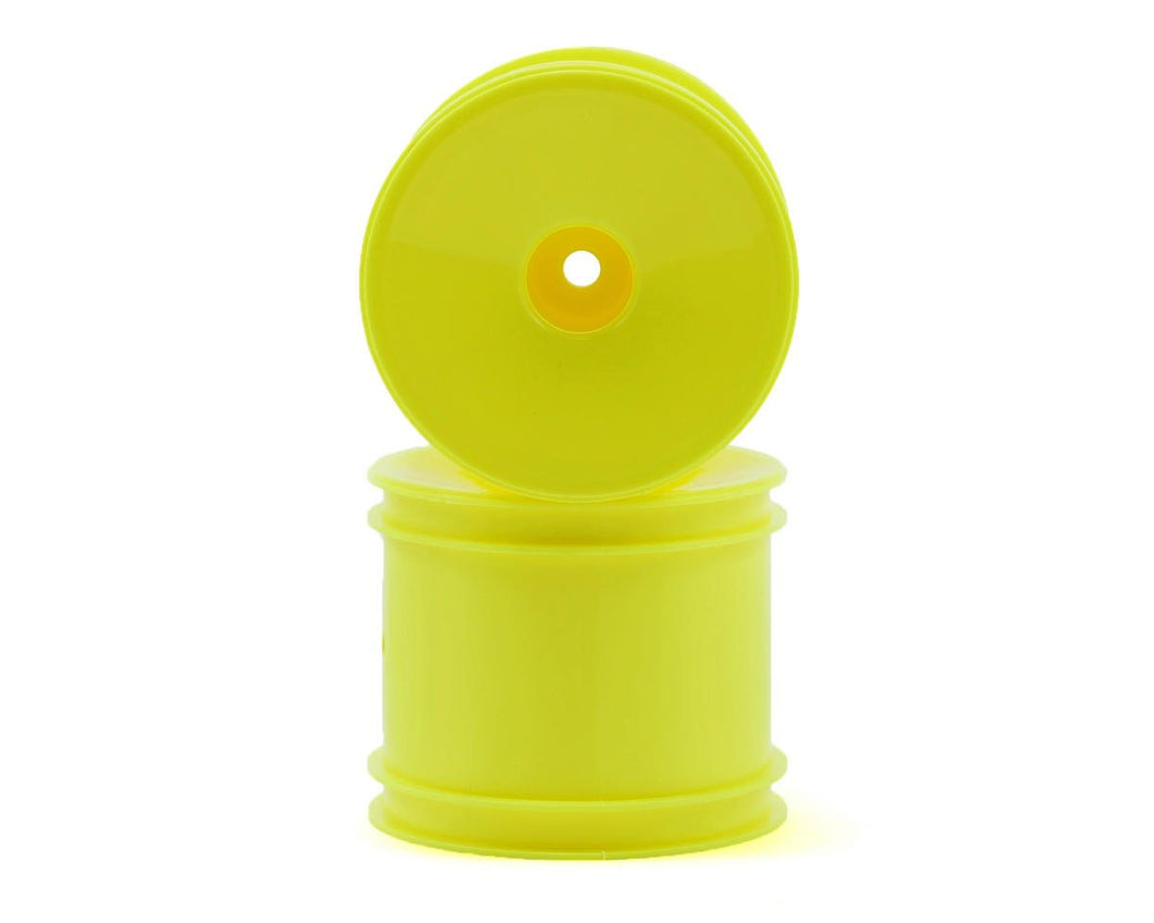 Team Associated 12mm Hex Stadium Truck Dish Wheel (2) (Yellow)