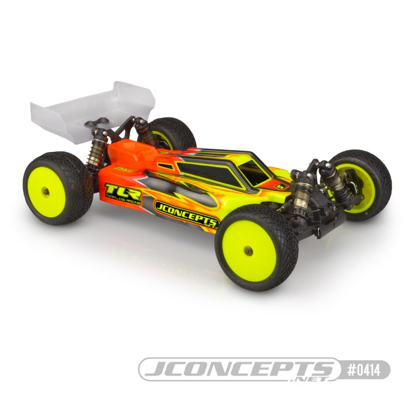 JConcepts F2 - TLR 22X-4 Body (Clear) w/ S-Type wing