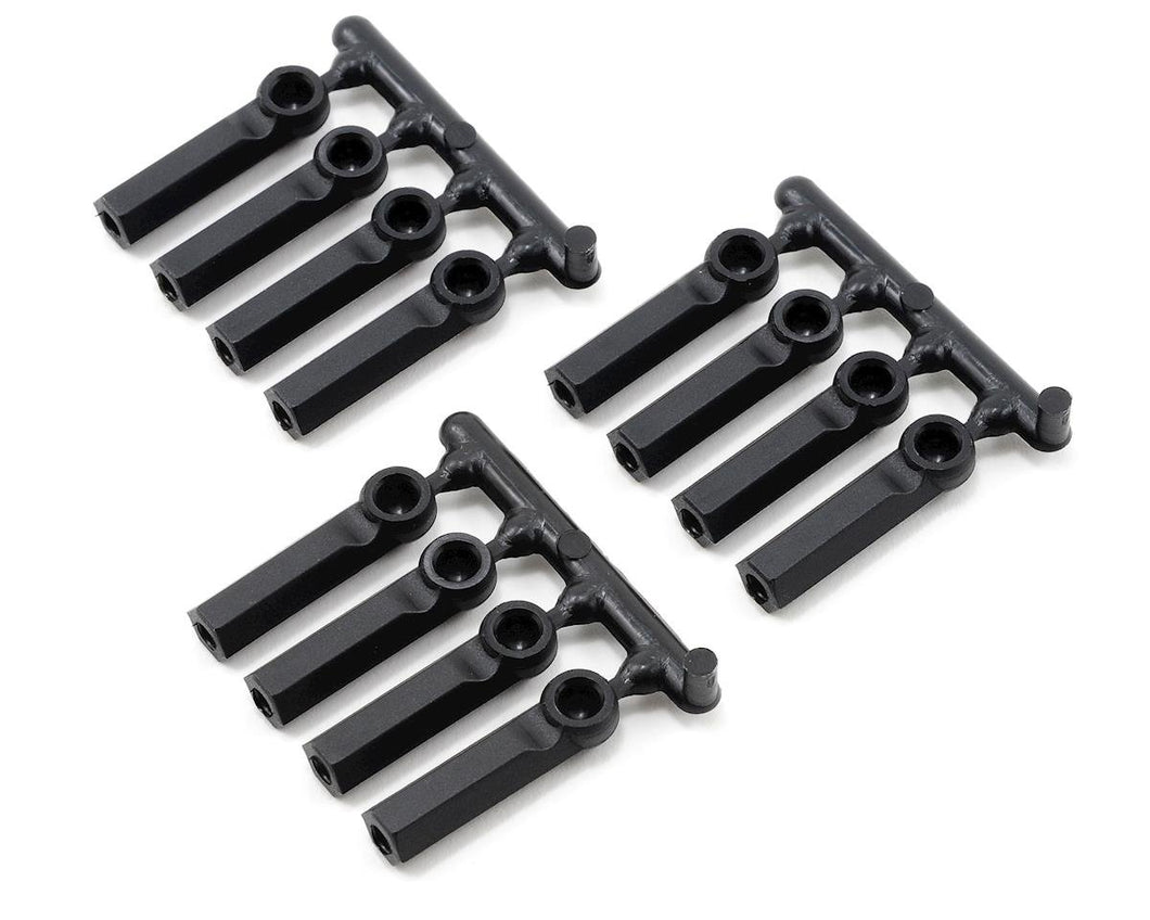 RPM Long Shank 4-40 Rod Ends (Black) (12)