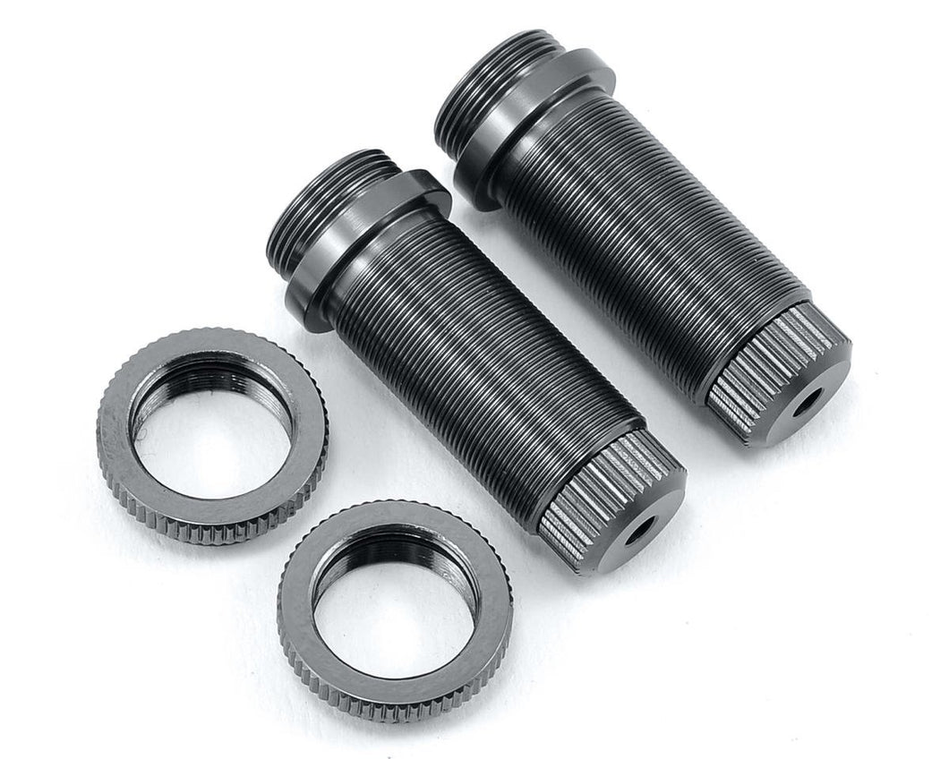 ST Racing Concepts Aluminum Threaded Front Shock Body (Gun Metal) (2) (Slash)