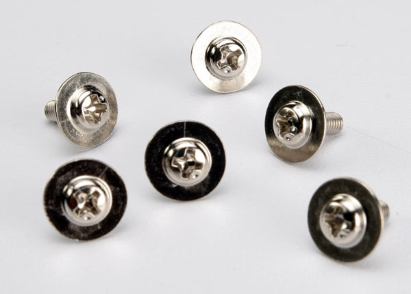 Traxxas 3x8mm Washerhead Screws (6) (Motor Mount)