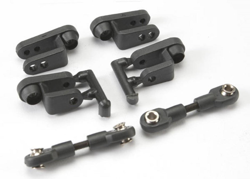 Traxxas Servo Horns, Steering, Long(2), Short (2)/Linkage, Steering (3x20mm Turnbuckle)(2)/Rod Ends (short)(4)/hollow balls (4)