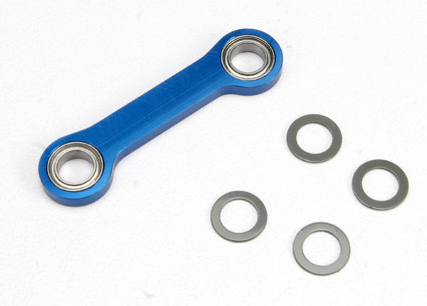 Traxxas Drag link, machined 6061-T6 aluminum (blue-anodized)/ 5x8x2.5 ball bearing (2)