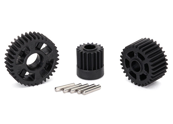 Traxxas Gear set, transmission (includes 18T, 30T input gears, 36T output gear, 2x10.3 pins (5))