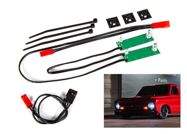 Traxxas Drag Slash Chevrolet C10 Front LED Light Set (White)