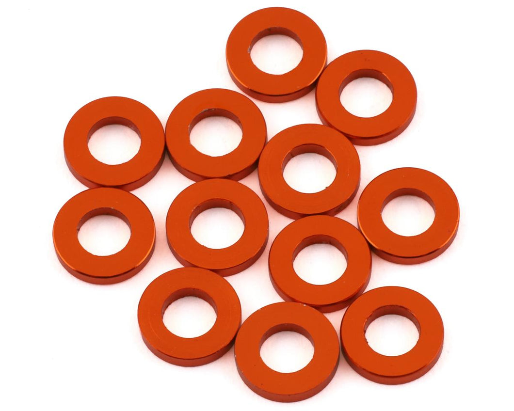 V-Force Designs 3x6x1.0mm Ball Stud Shims (Orange) (12)