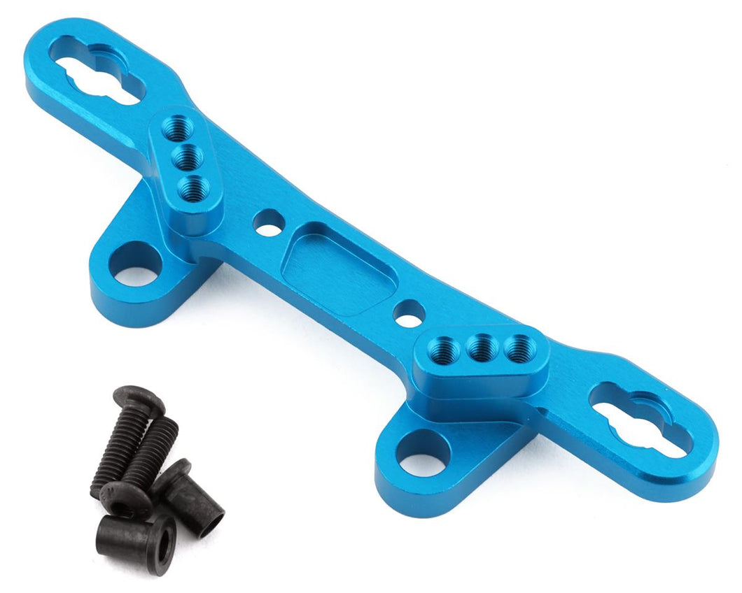 Yeah Racing Tamiya TT-02 Aluminum Front/Rear Shock Tower (Blue)