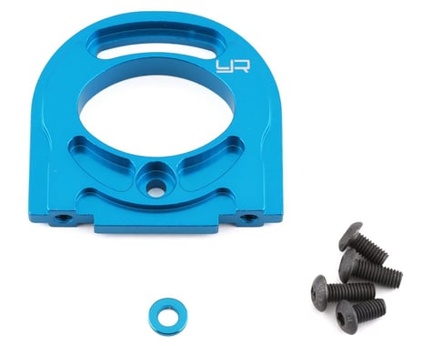 Yeah Racing Tamiya TT-02 Adjustable Aluminum Motor Mount (Blue)